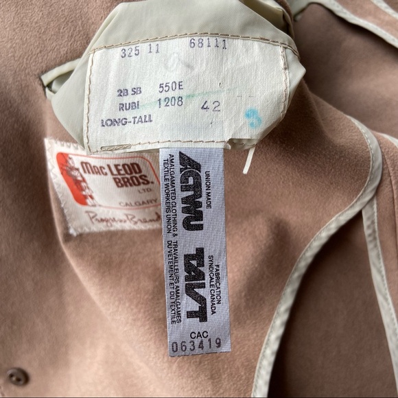 Vintage Union Made Mac Leod Bros Supra Suede Blazer - Picture 10 of 16